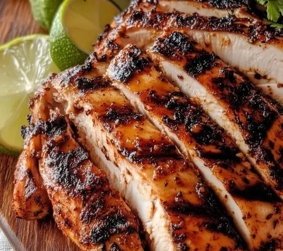 Delicious Blackened Chicken seasoned with spices and grilled to perfection