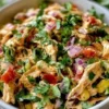 Chipotle Lime Chicken Salad with grilled chicken, lime dressing, and fresh vegetables