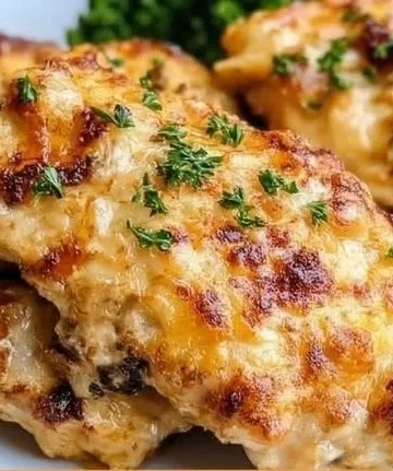 Plate of delicious melt in your mouth chicken served with vegetables.