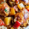 Slow Cooker Hawaiian Pineapple Chicken with vibrant pineapple and chicken blend