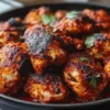 Deliciously grilled Tandoori Chicken served with fresh herbs and spices