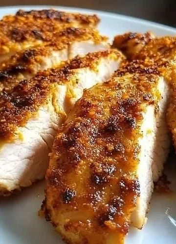 Air Fryer Chicken Breast seasoned and cooked to perfection