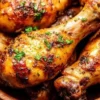 Delicious baked chicken legs seasoned and ready for a flavorful meal