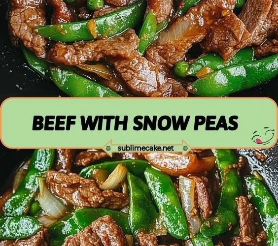 Delicious Beef with Snow Peas served in a bowl with colorful vegetables