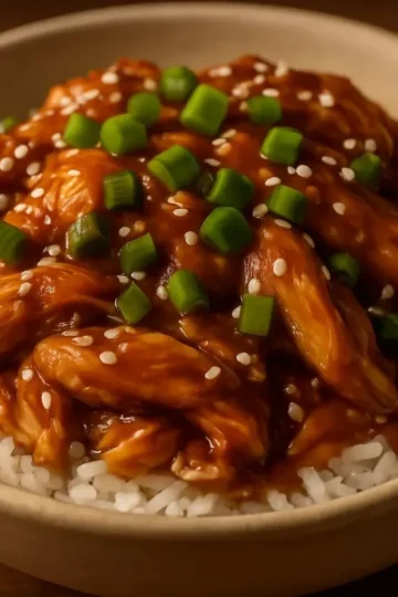 Delicious Crock Pot Hawaiian Style Chicken with tropical flavors.