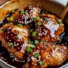 Delicious juicy oven-baked teriyaki chicken served with vegetables